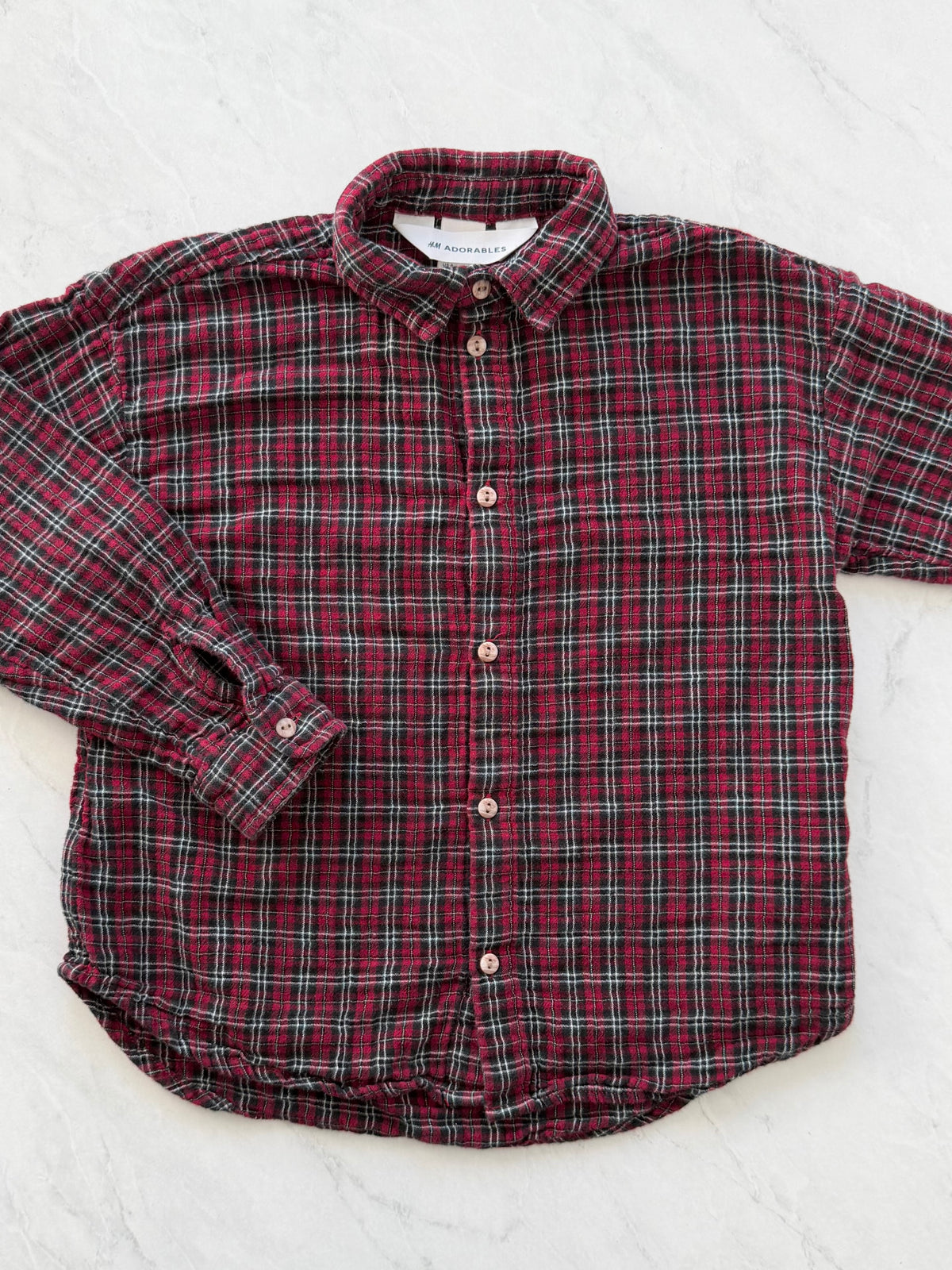 Chemise manches longues - H&M - 5-6 ans