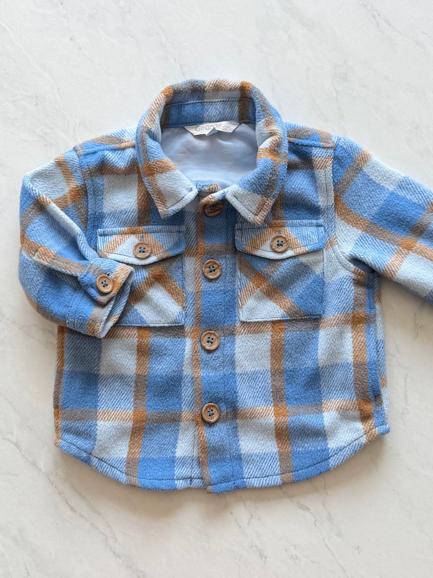 Veste carreauté - George - 12-18 mois