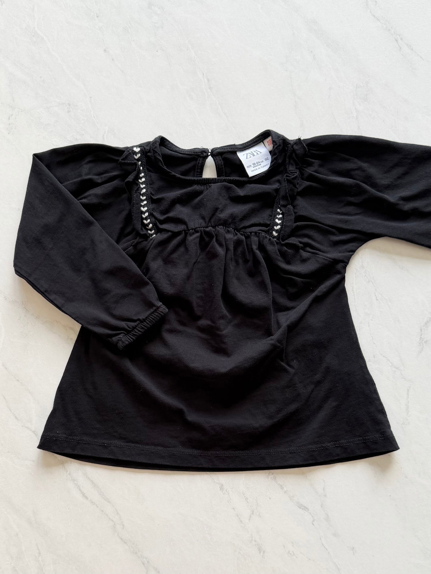 Haut manches longues - Zara - 18-24 mois