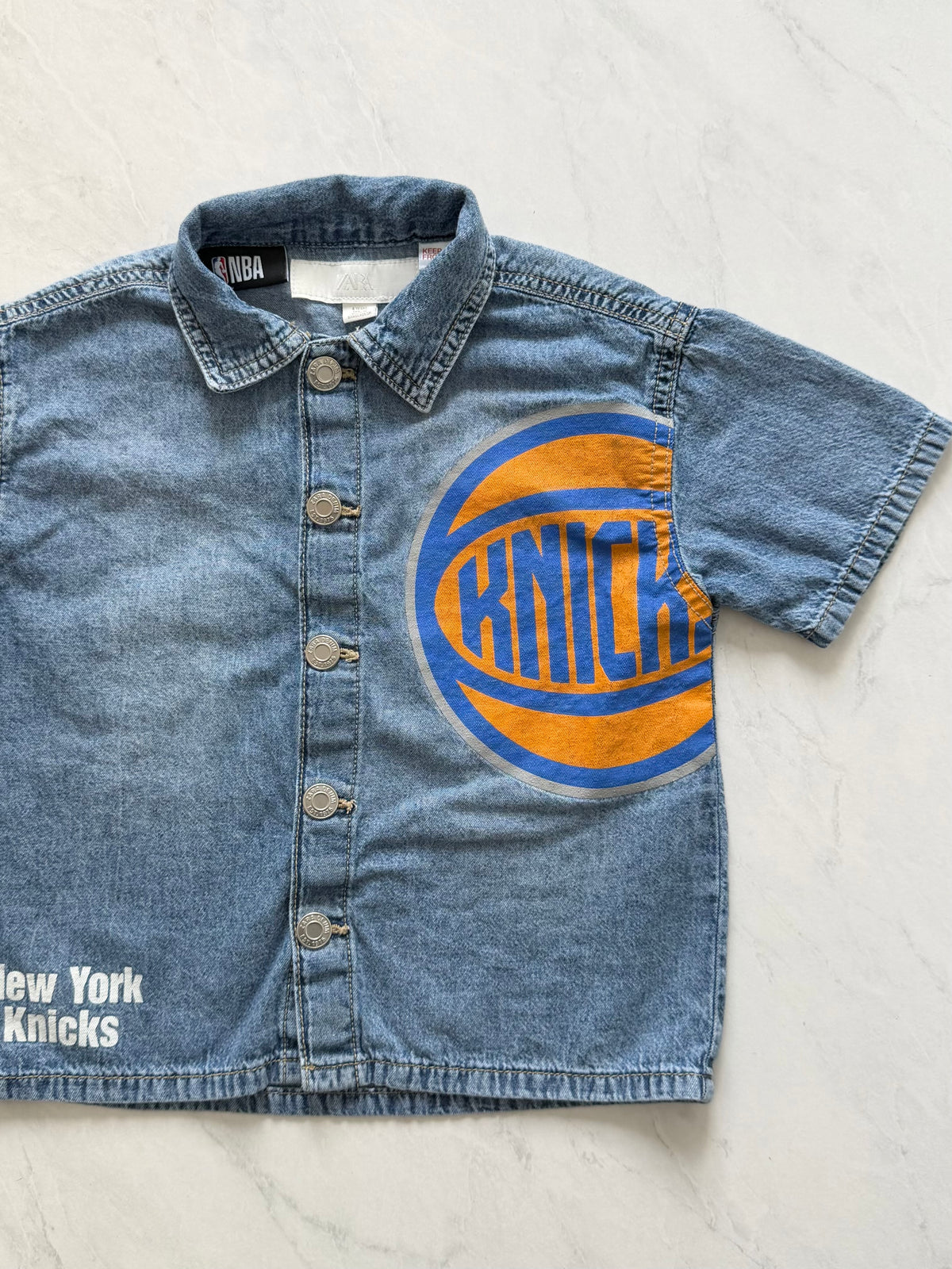 Chemise en denim - Zara X NBA - 4 ans