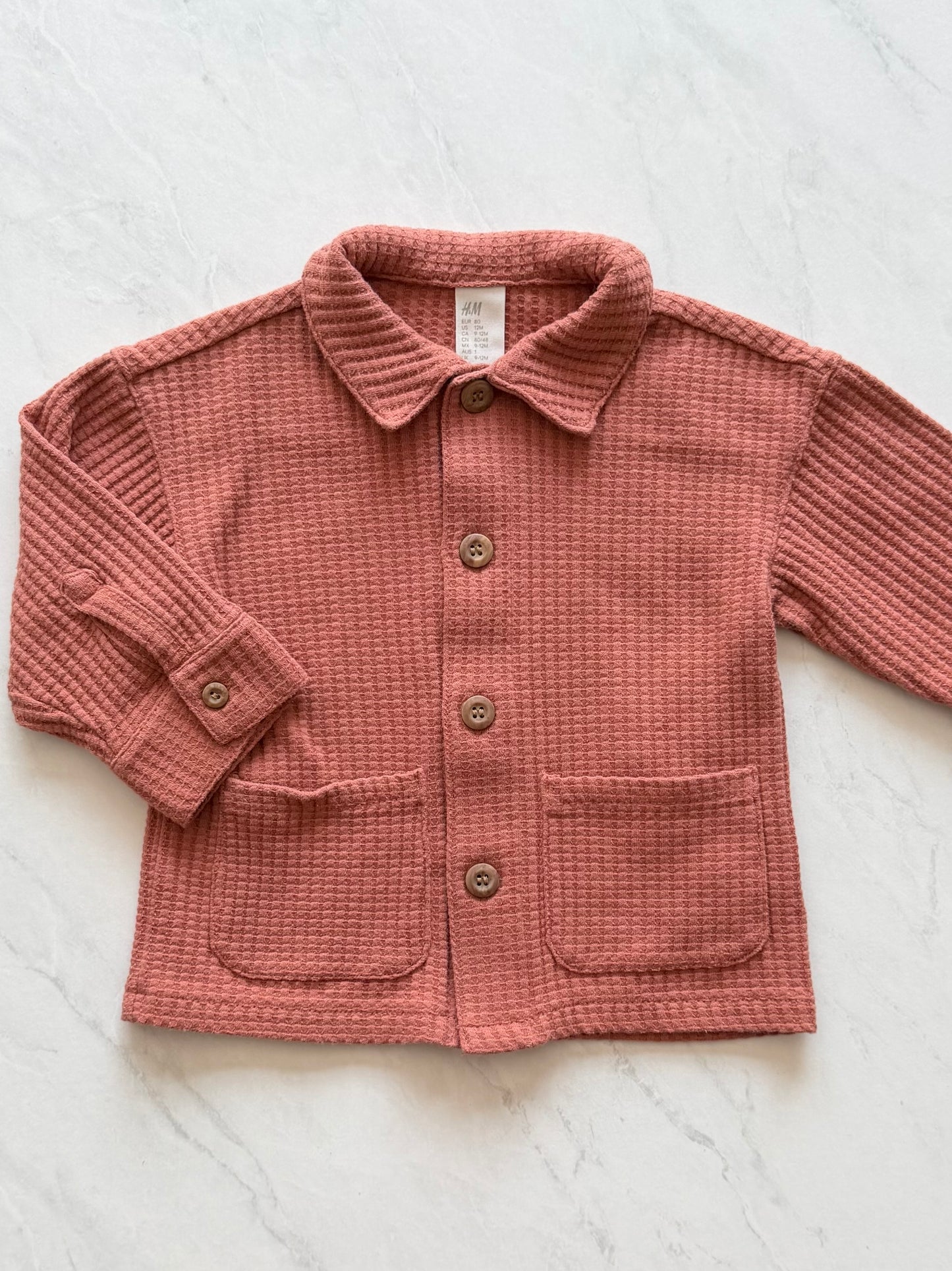 Veste en tissus gaufré - H&M - 9-12 mois