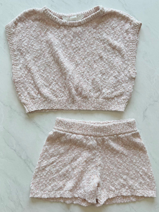 Ensemble 2 pièces en mailles - H&M - 4-5 ans