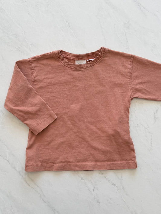 *Imparfait* Chandail manches longues - Zara - 9-12 mois