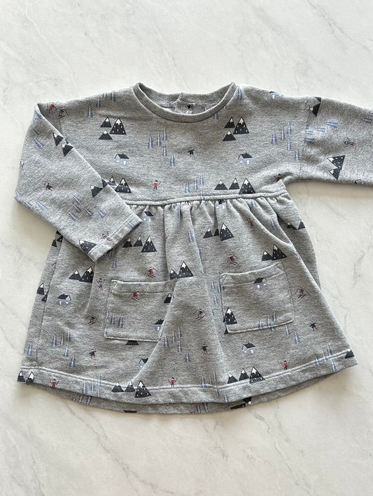 Robe en coton ouaté - Petit Lem - 18 mois (légèrement mousseux)