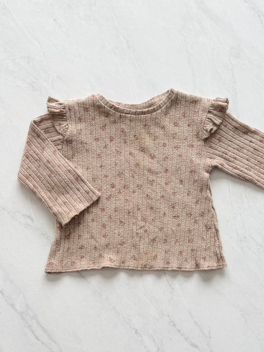 Chandail manches longues - Zara - 6-9 mois