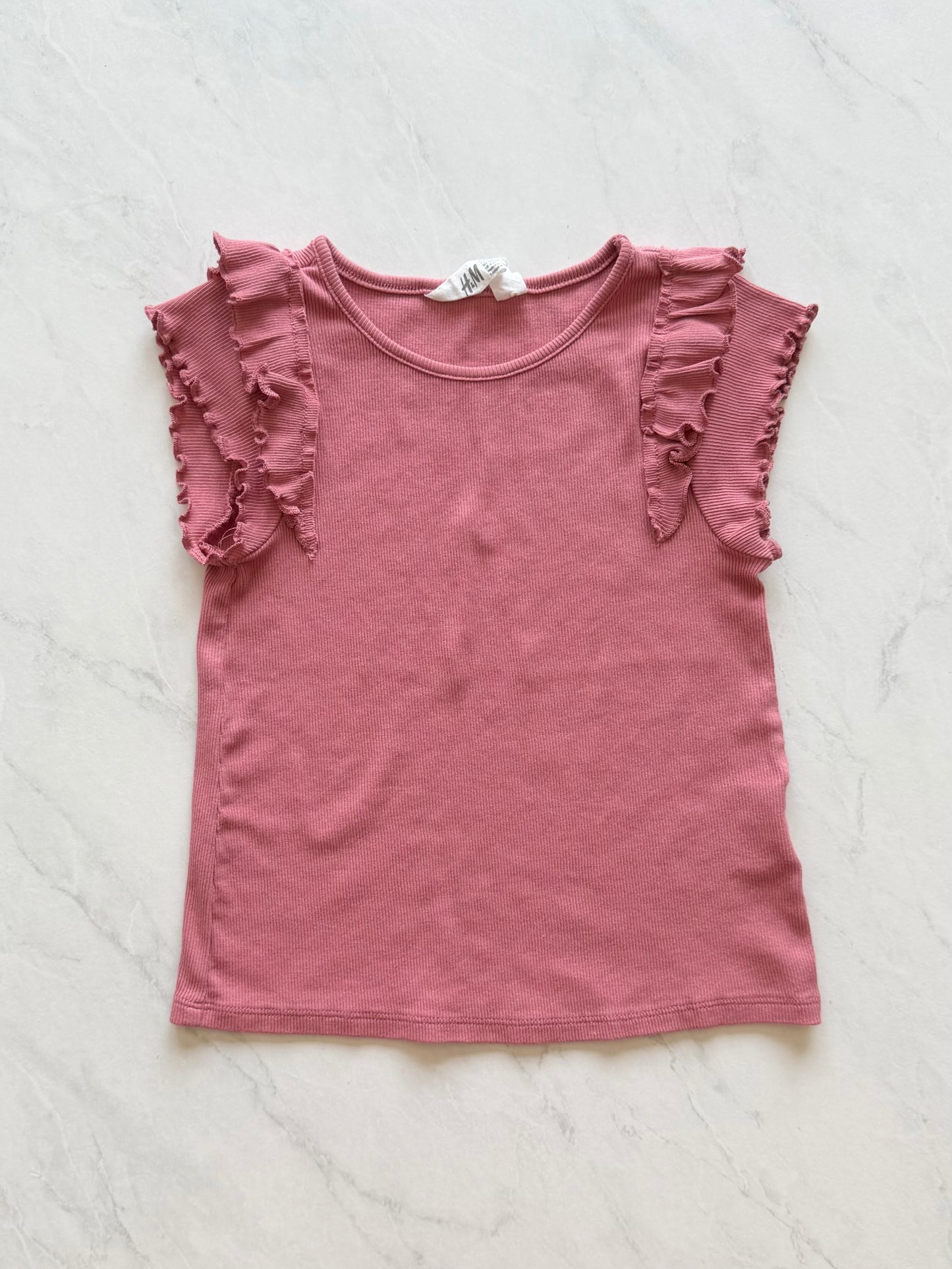 T-shirt côtelé - H&M - 4-6 ans
