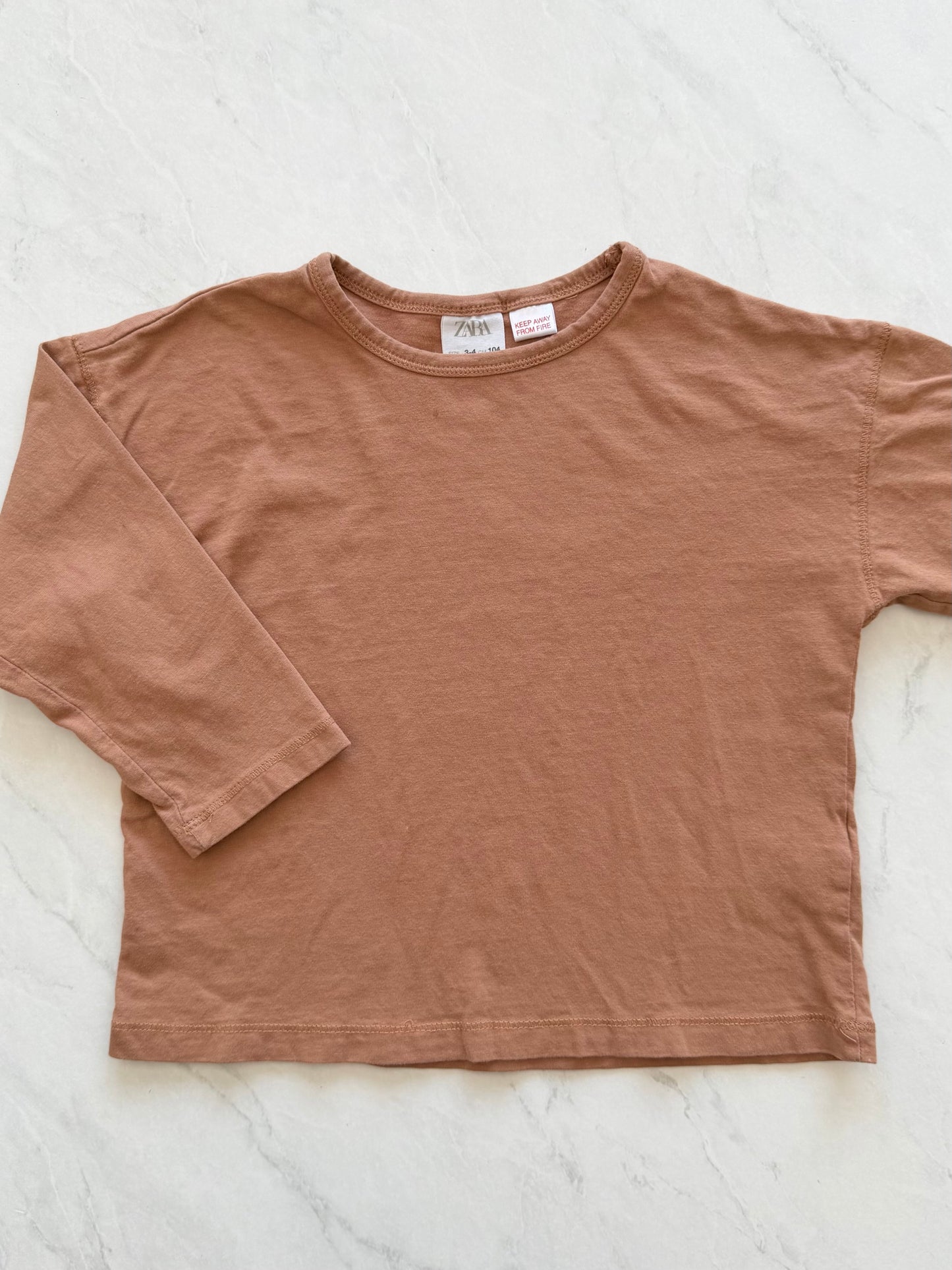 *Imparfait* Chandail manches longues - Zara - 3-4 ans