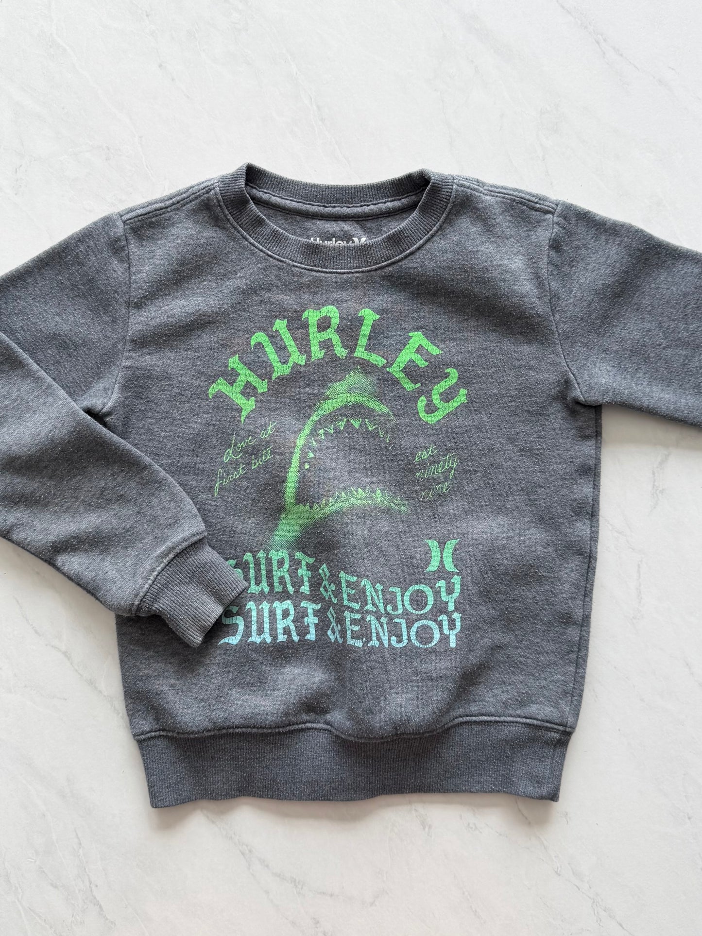 Crewneck - Hurley - 3-4 ans (légèrement mousseux)