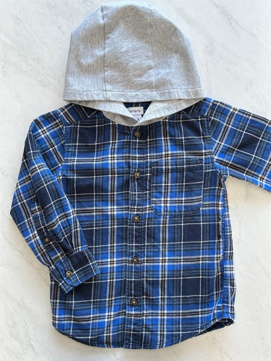 Hooded Shirt - Carters - 4T