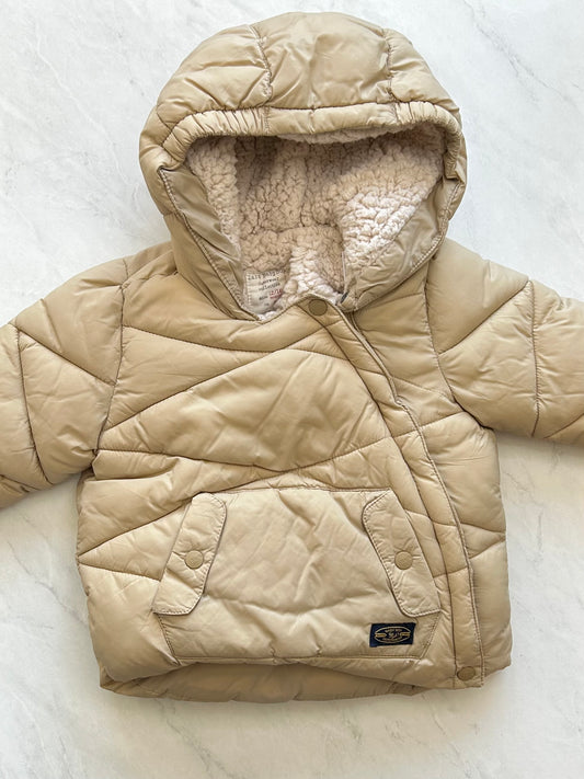 Manteau doublé en sherpa - Zara - 12-18 mois