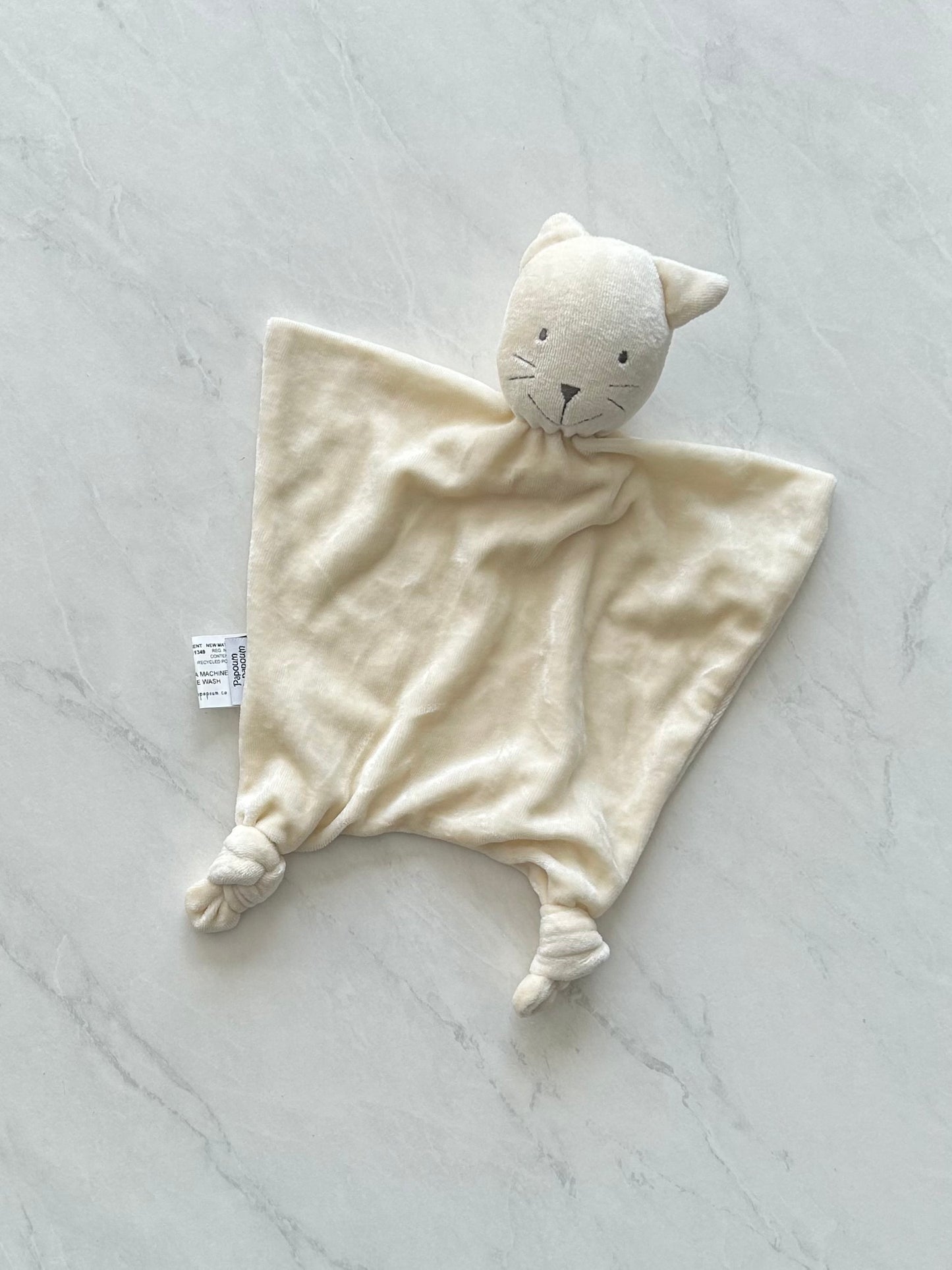 Doudou chat en velours - Papoum papoum