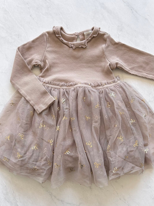 Robe manches longues - H&M - 12-18 mois