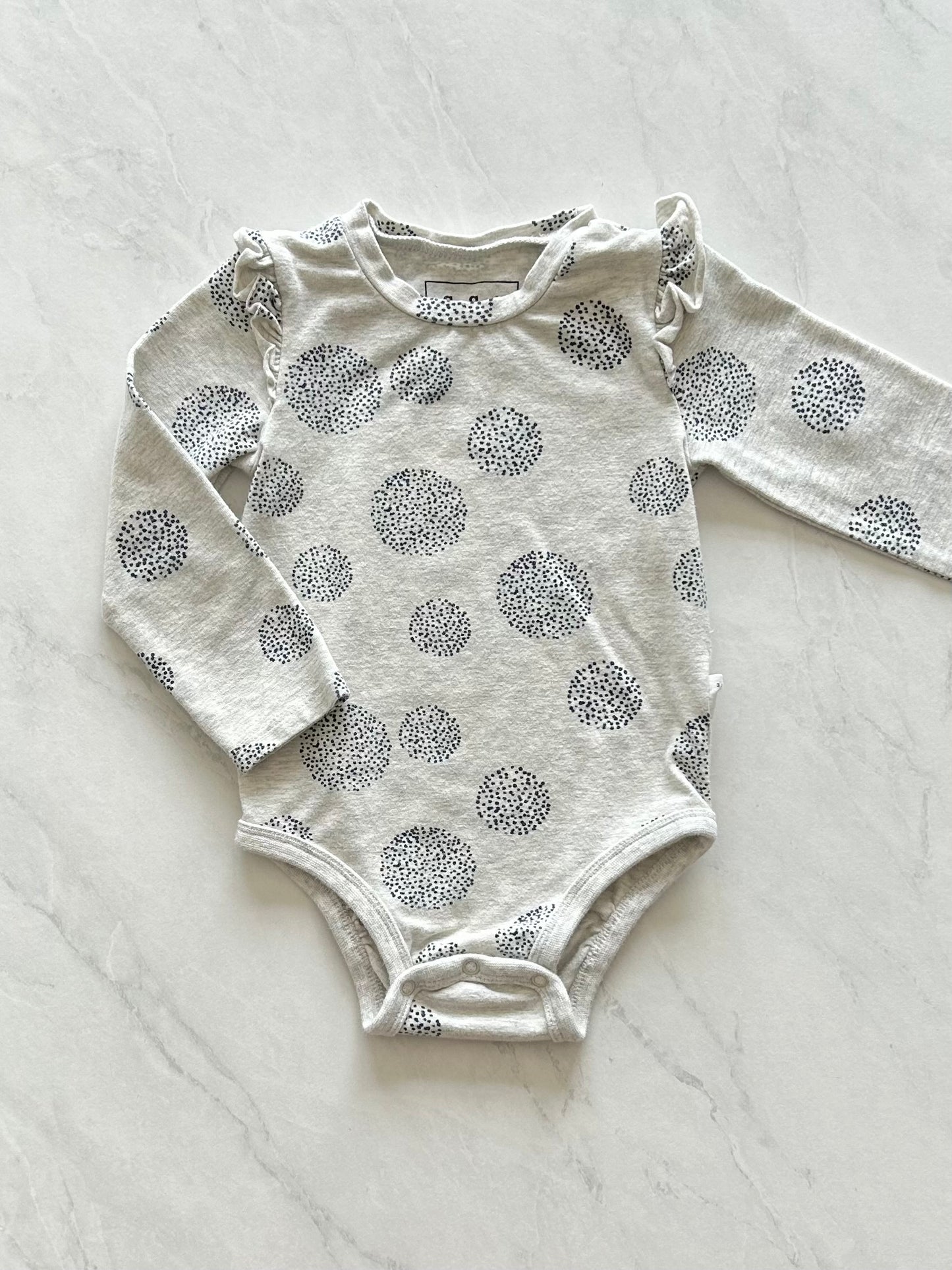 Cache couche manches longues - Gagou bio - 12 mois