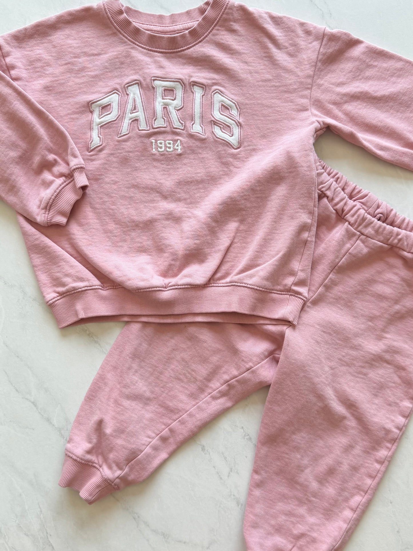 *Imparfait* Ensemble 2 pièces en coton ouaté - H&M - 2-3 ans