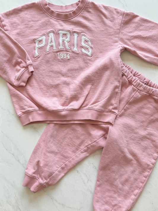 *Imparfait* Ensemble 2 pièces en coton ouaté - H&M - 2-3 ans