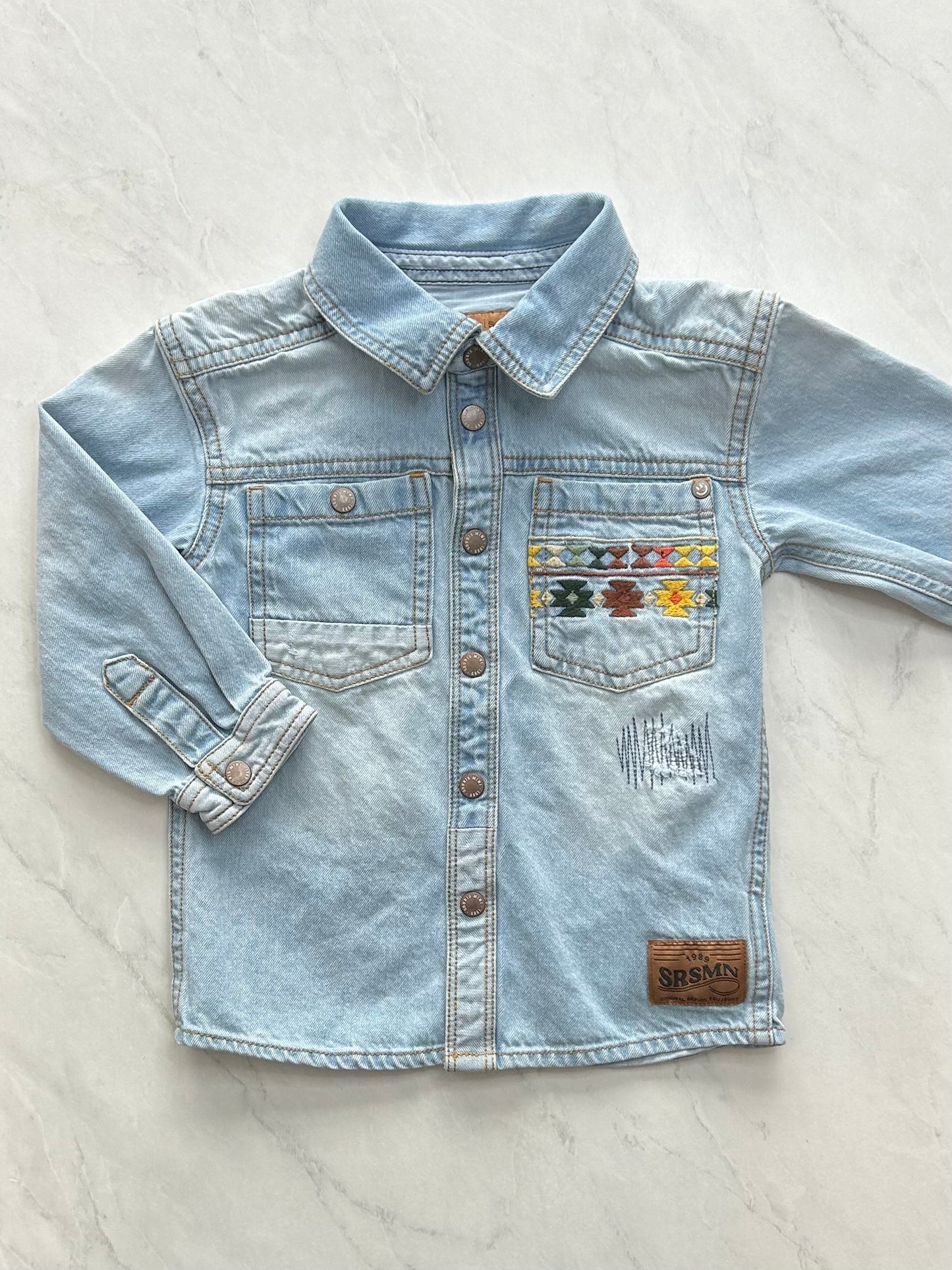 Chemise en jeans - Souris Mini - 18-24 mois