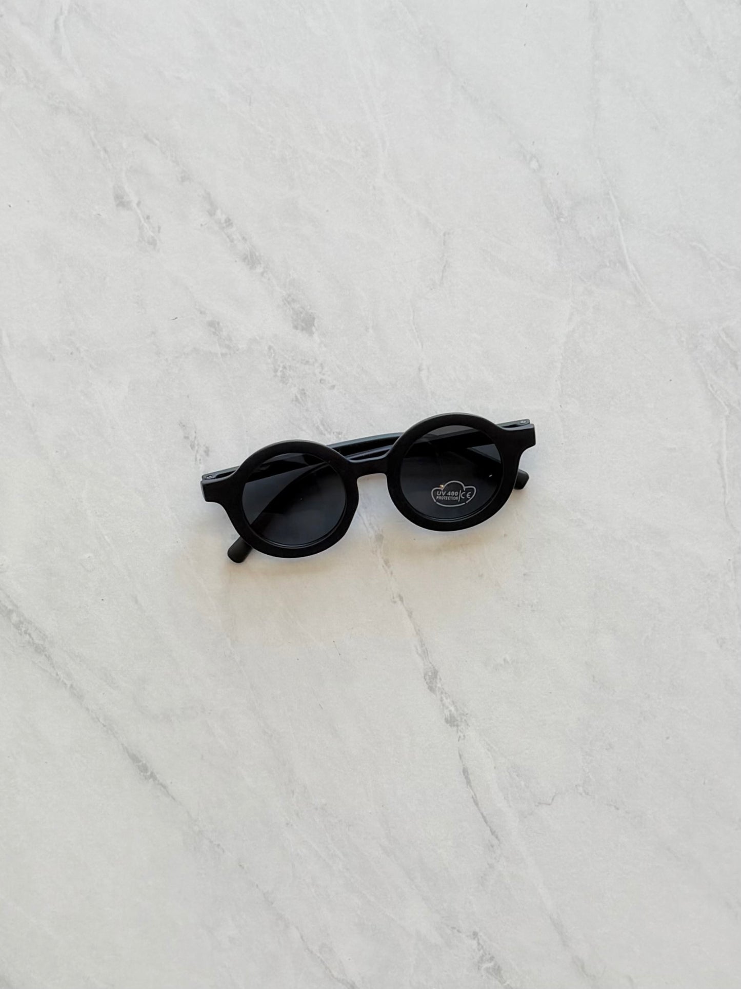 Lunette de soleil ronde - Noir