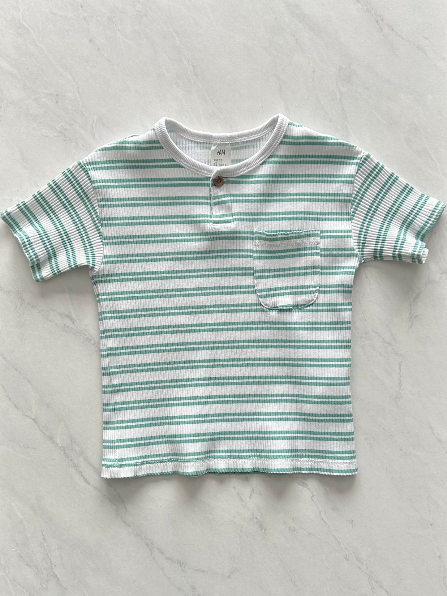 T-shirt côtelé - H&M - 18-24 mois