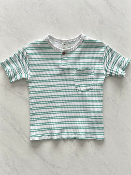 T-shirt côtelé - H&M - 18-24 mois
