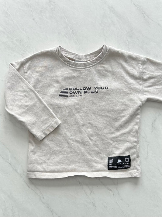 *Imparfait* Chandail manches longues - Zara - 2-3 ans