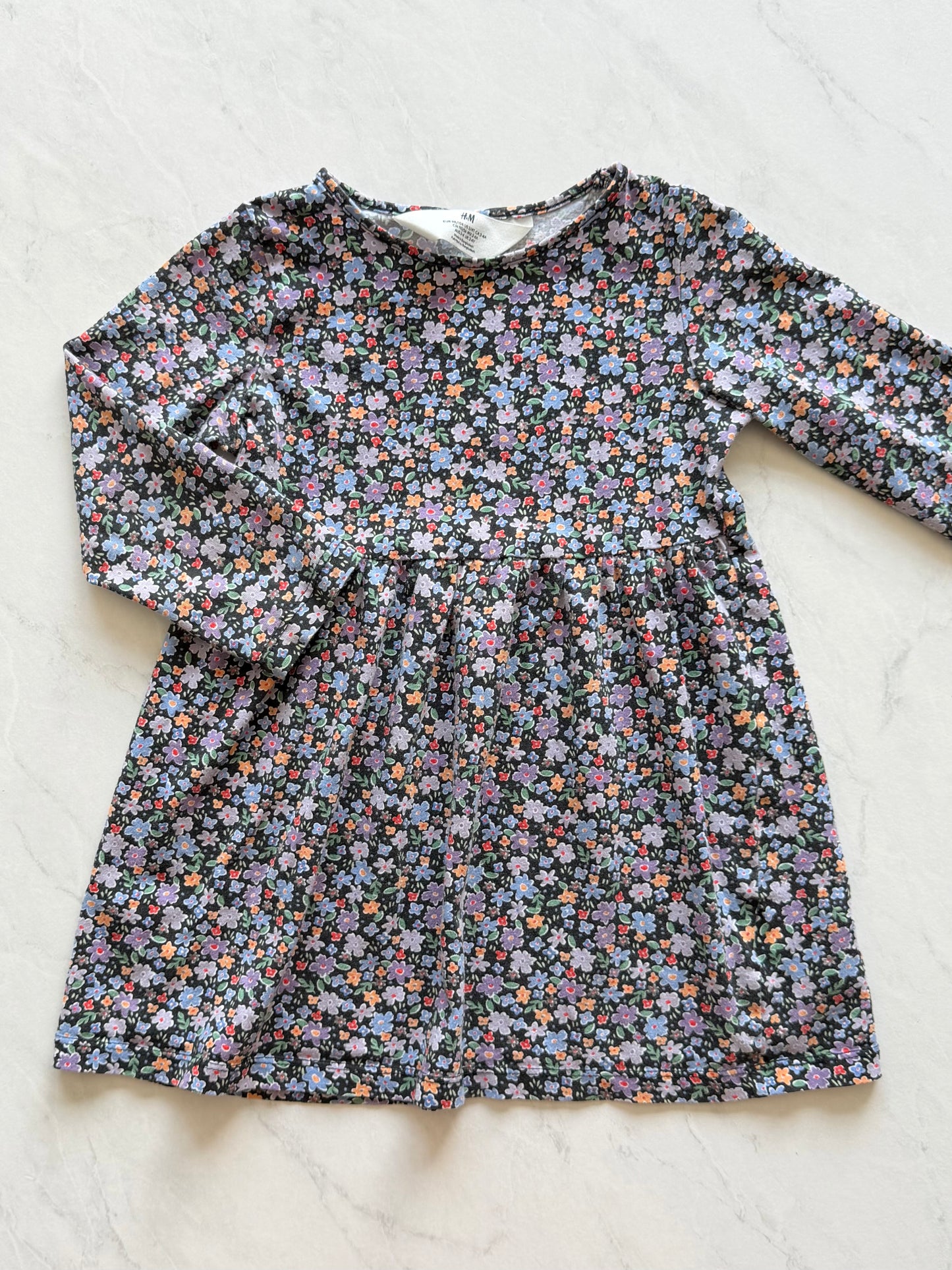 Robe manches longues - H&M - 2-4 ans
