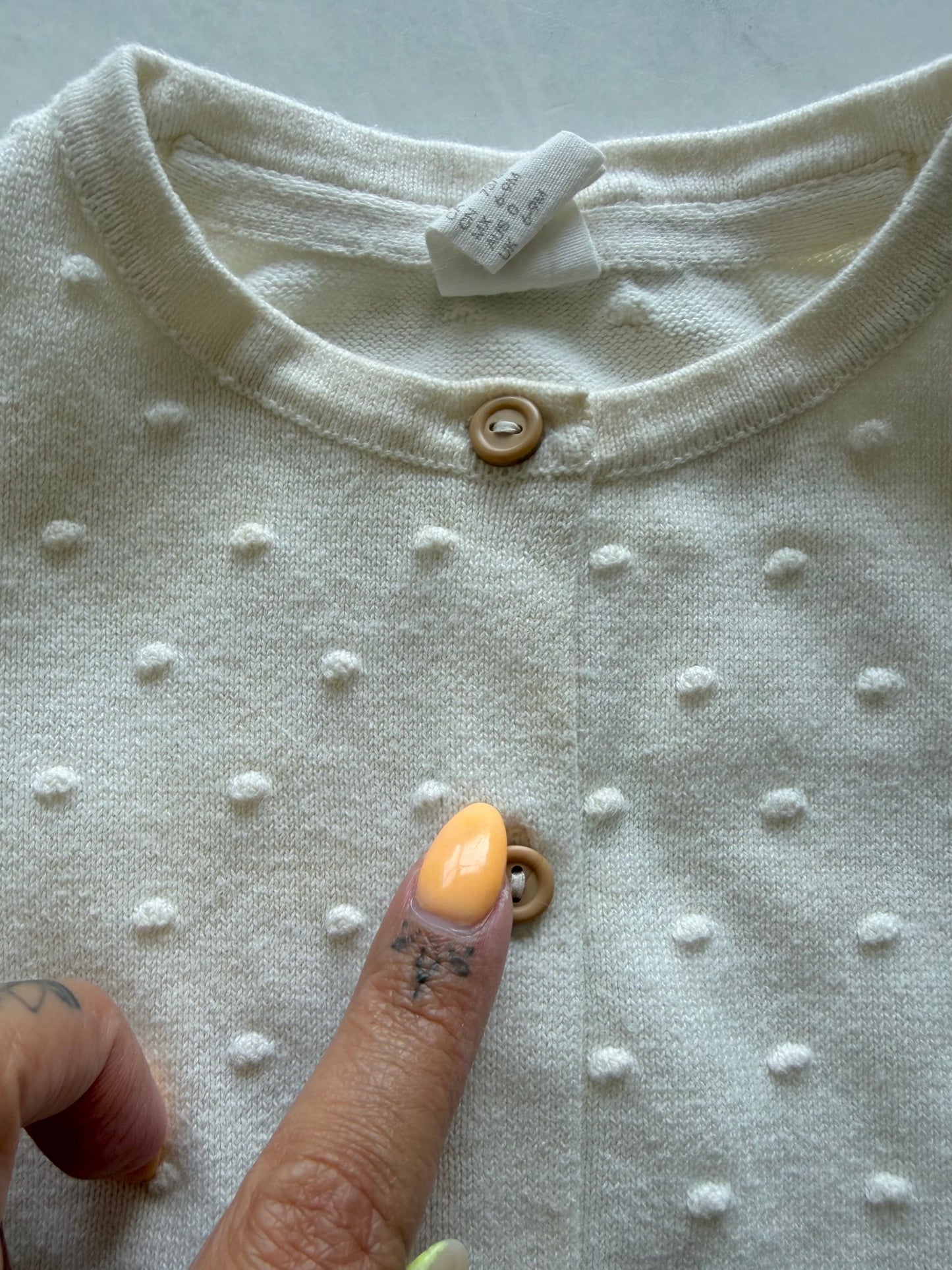 *Imparfait* Veste en mailles - H&M - 6-9 mois