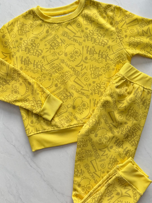 *Imparfait* Ensemble 2 pièces - Point zéro X Bob l’éponge - 6 ans