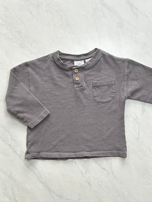 Chandail manches longues - Zara - 12-18 mois