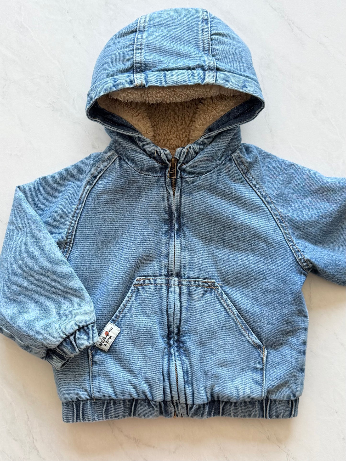 Manteau de jeans doublé - Zara - 2-3 ans