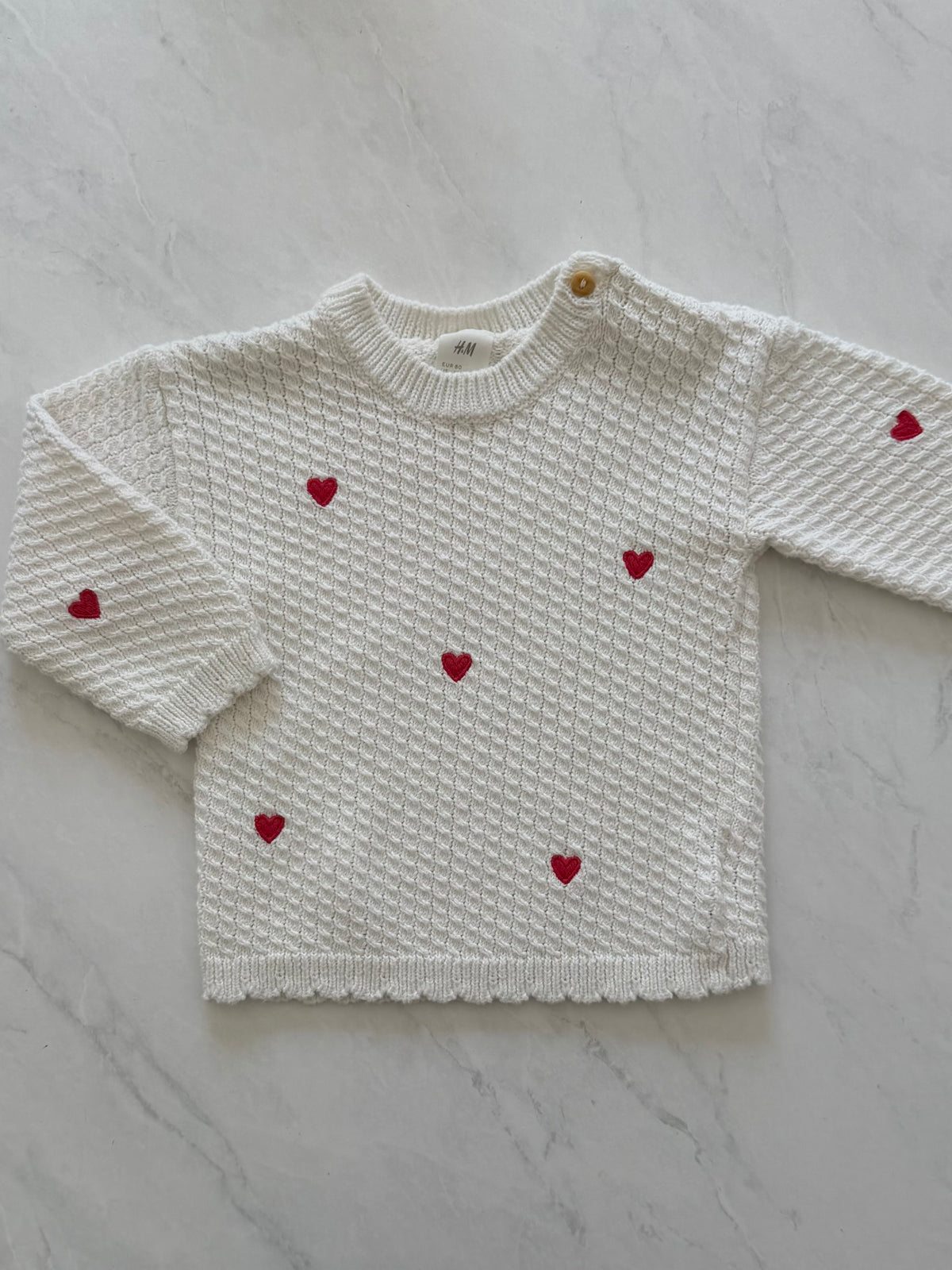 Chandail en mailles - H&M - 9-12 mois