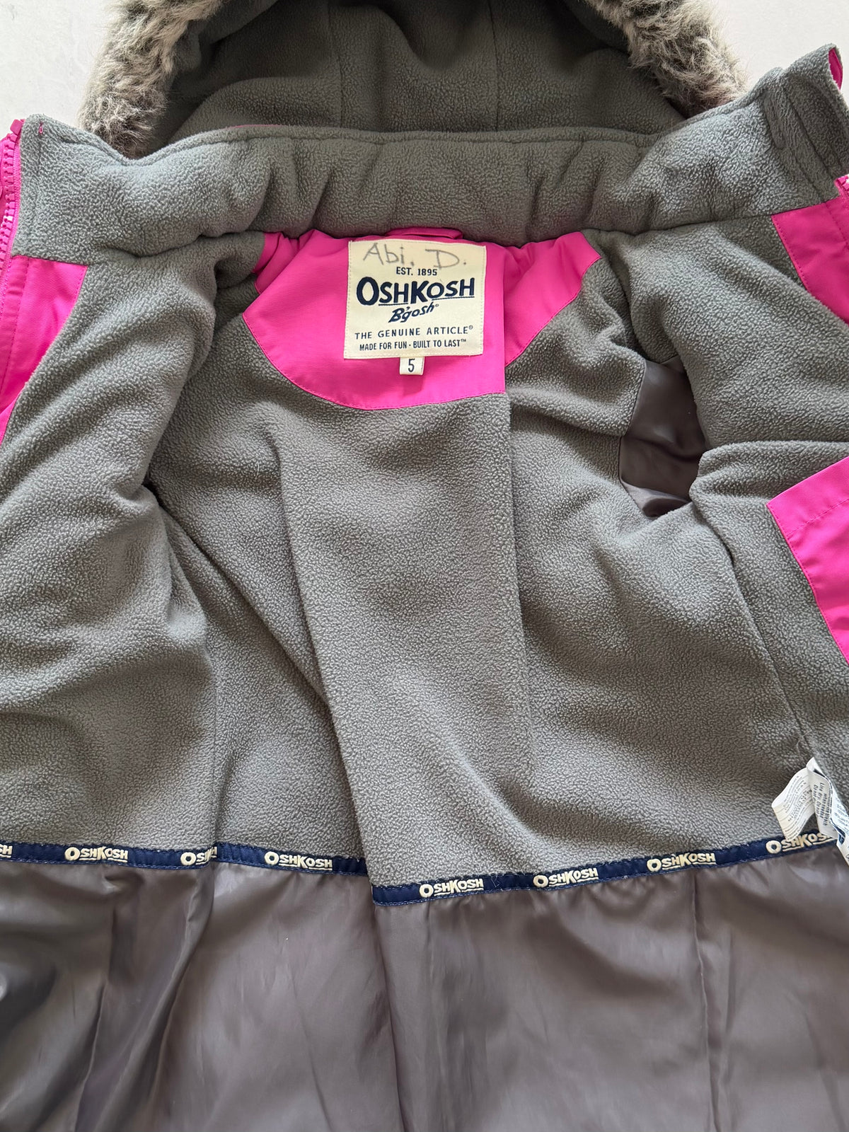 Manteau d’hiver long - OshKosh - 5 ans