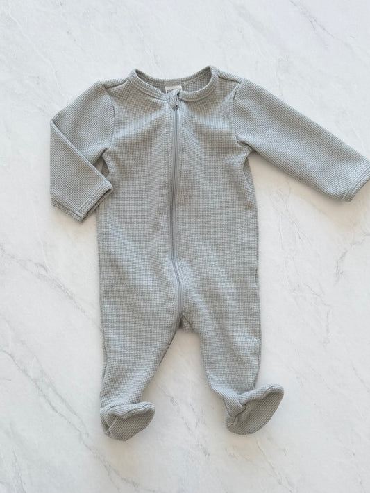 Pyjama à pattes en tissus gaufré - PL Baby - 3 mois