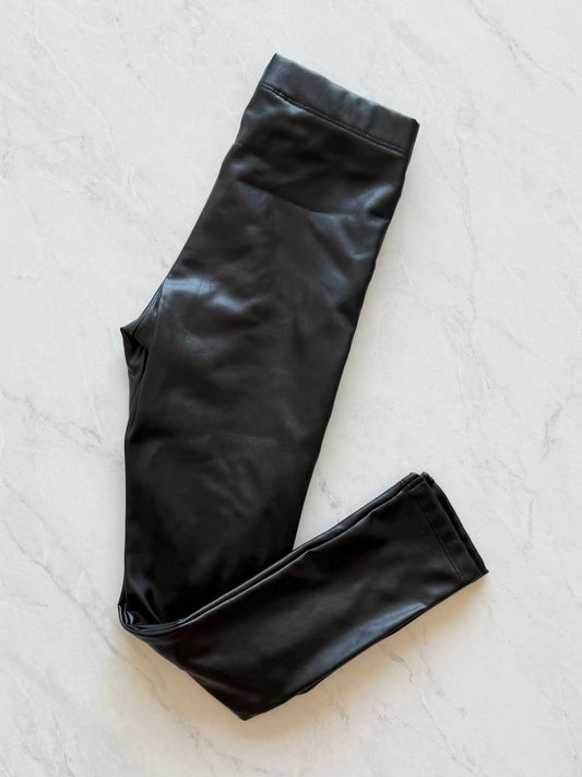 Legging style similicuir - H&M - 8-9 ans