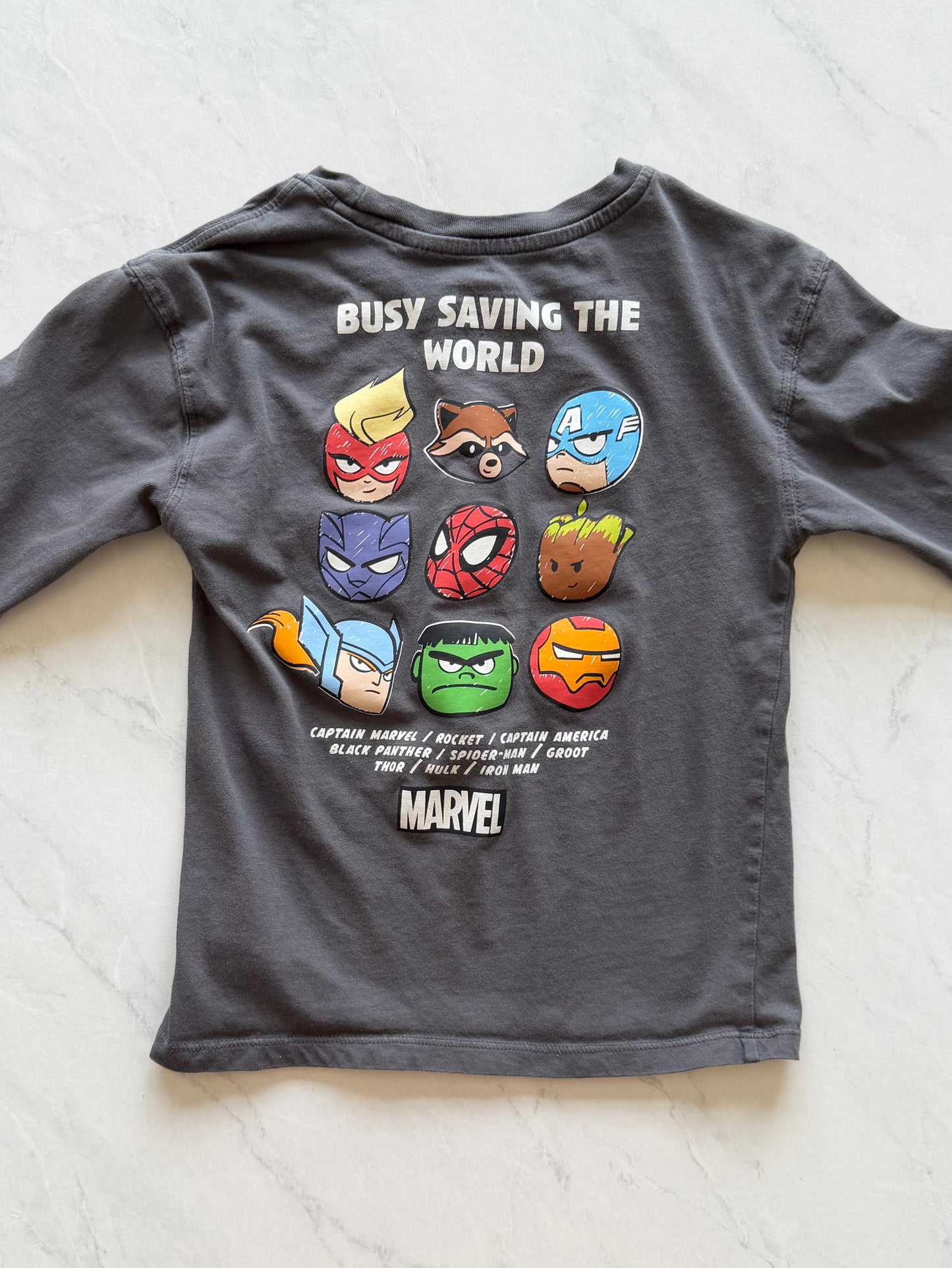 Chandail manches longues - H&M X Marvel - 4-6 ans
