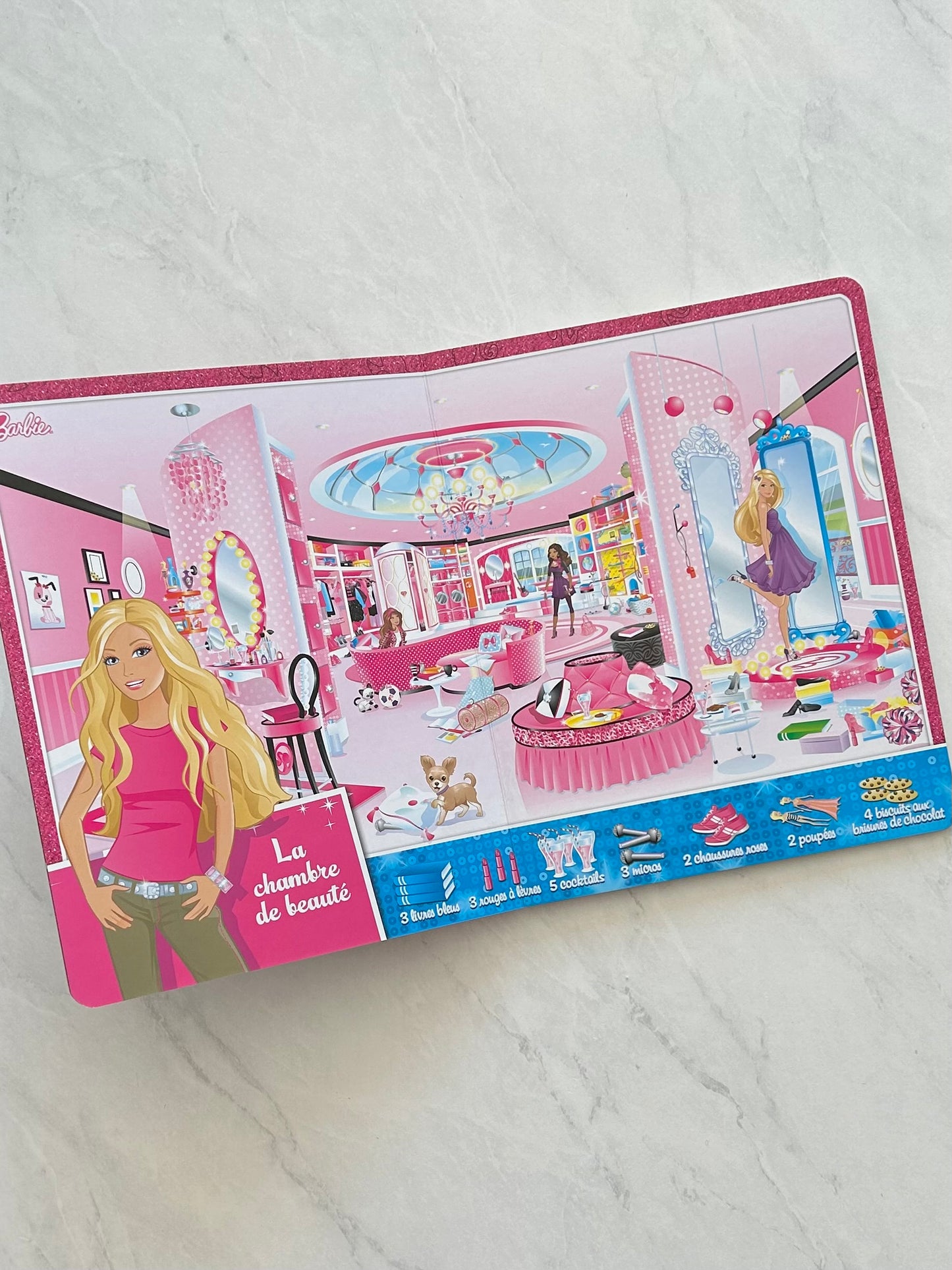 Livre en carton - Barbie, cherche et trouve