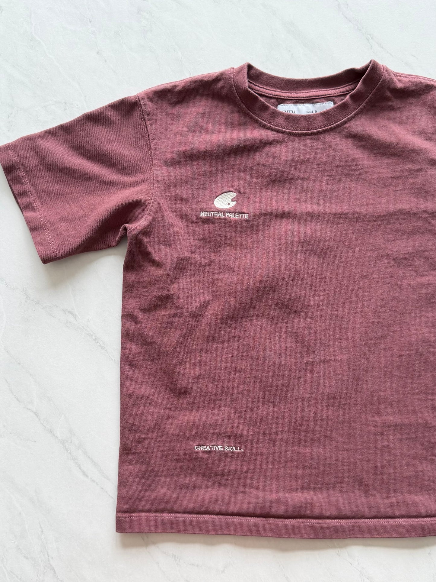 T-shirt à broderie - Zara - 8-9 ans