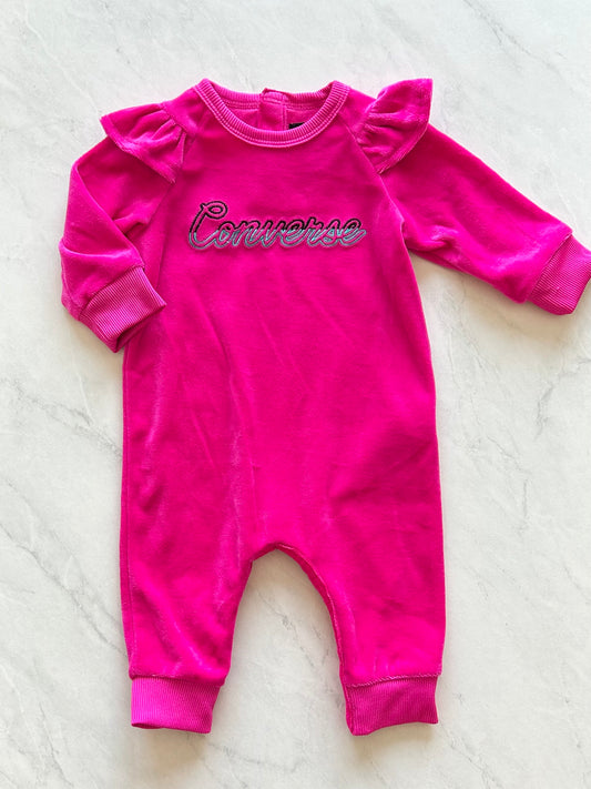 Combinaison une pièce en velours - Converse - 6 mois
