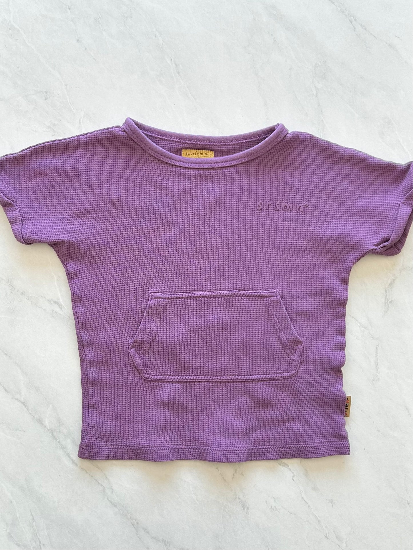 T-shirt gaufré oversize - Souris mini - 9-12 mois (fait grand)