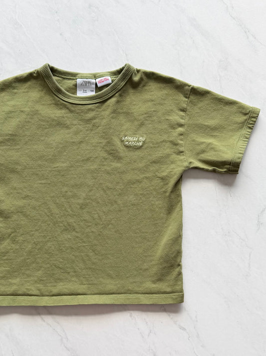 T-shirt à broderie - Zara - 3-4 ans