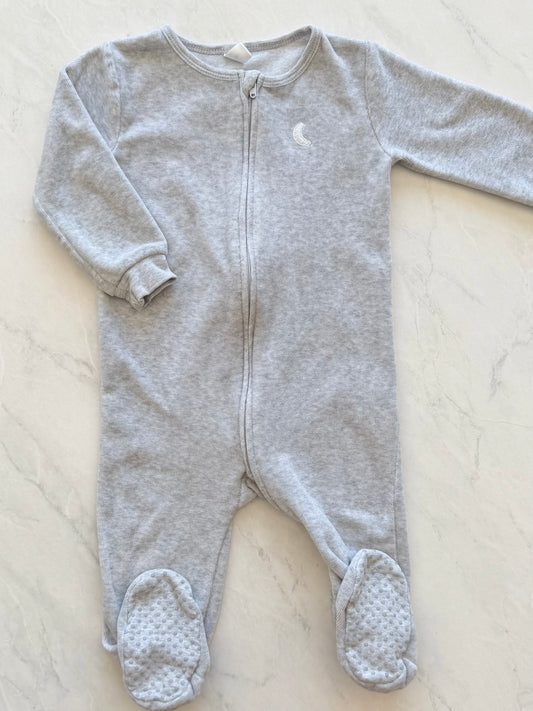 *Imparfait* Pyjama à pattes en velours - Petit Lem - 12 mois