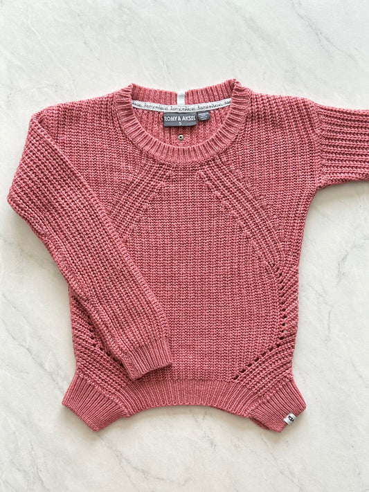 Pull en mailles - Romy & Aksel - 5 ans