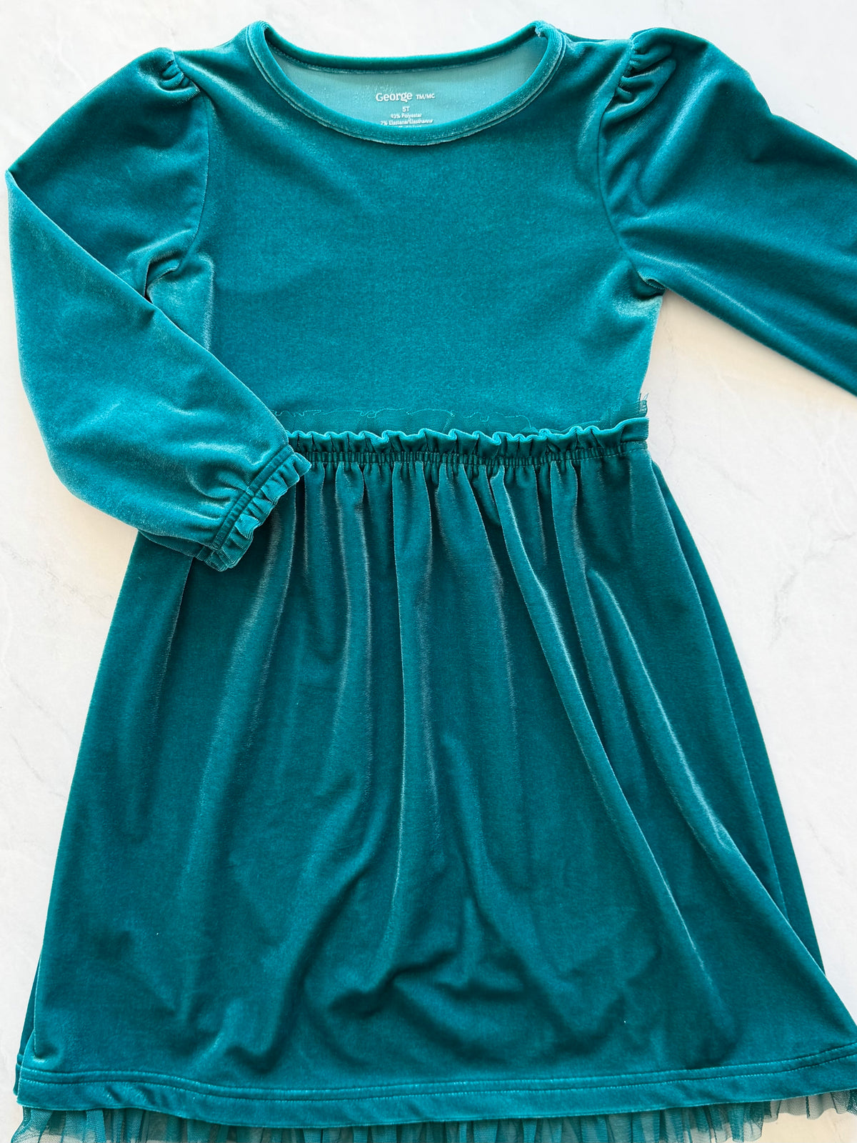 Robe en velours - George - 5T