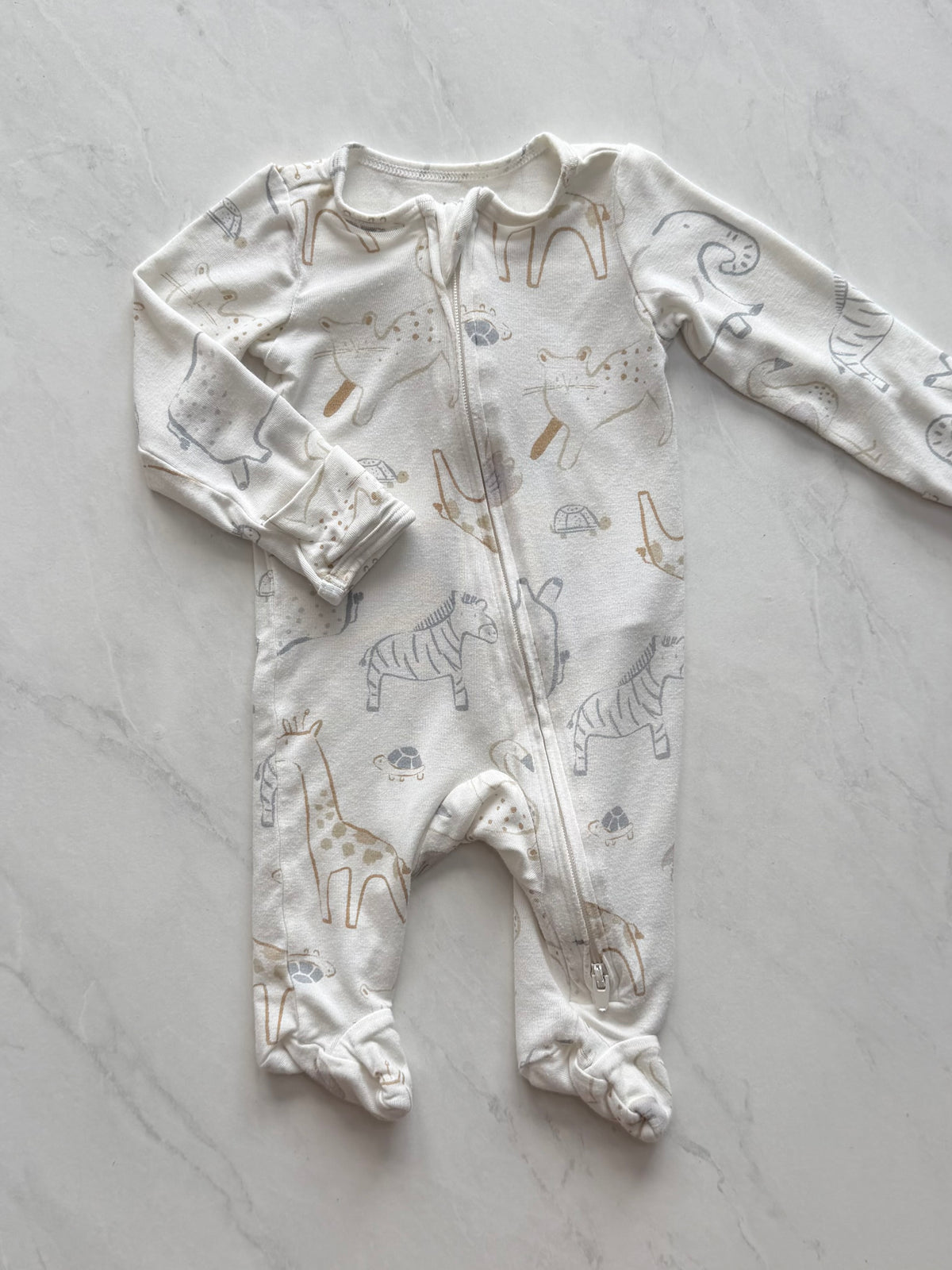 Pyjama à pattes en viscose - Carters - NB