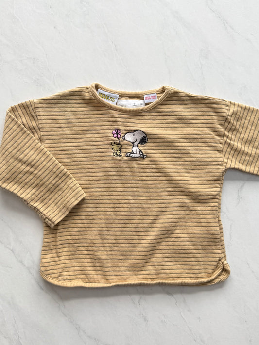 *Imparfait* Chandail manches longues - Zara X Peanuts - 3 ans