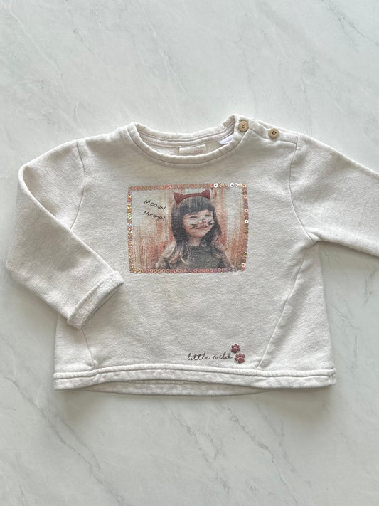 Crewneck - Zara - 12-18 mois