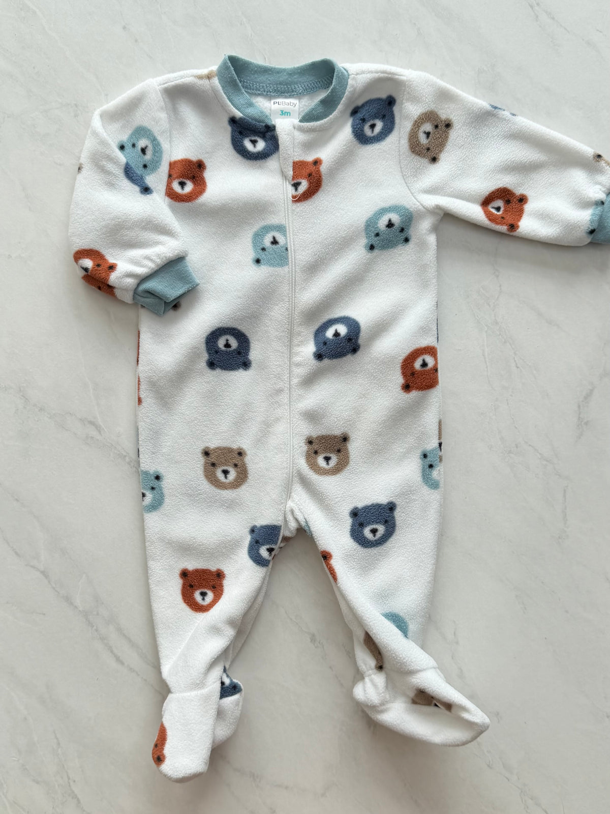 Pyjama à pattes en polar - PL Baby - 3 mois