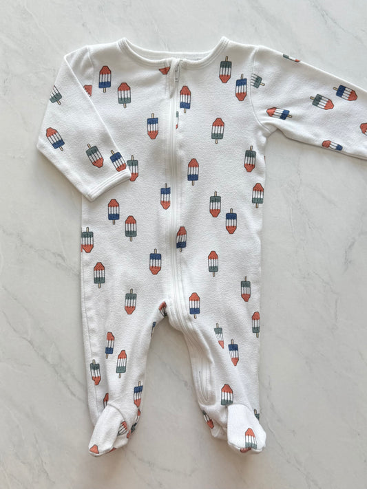 Pyjama à pattes - PL Baby - 6 mois (légèrement mousseux)
