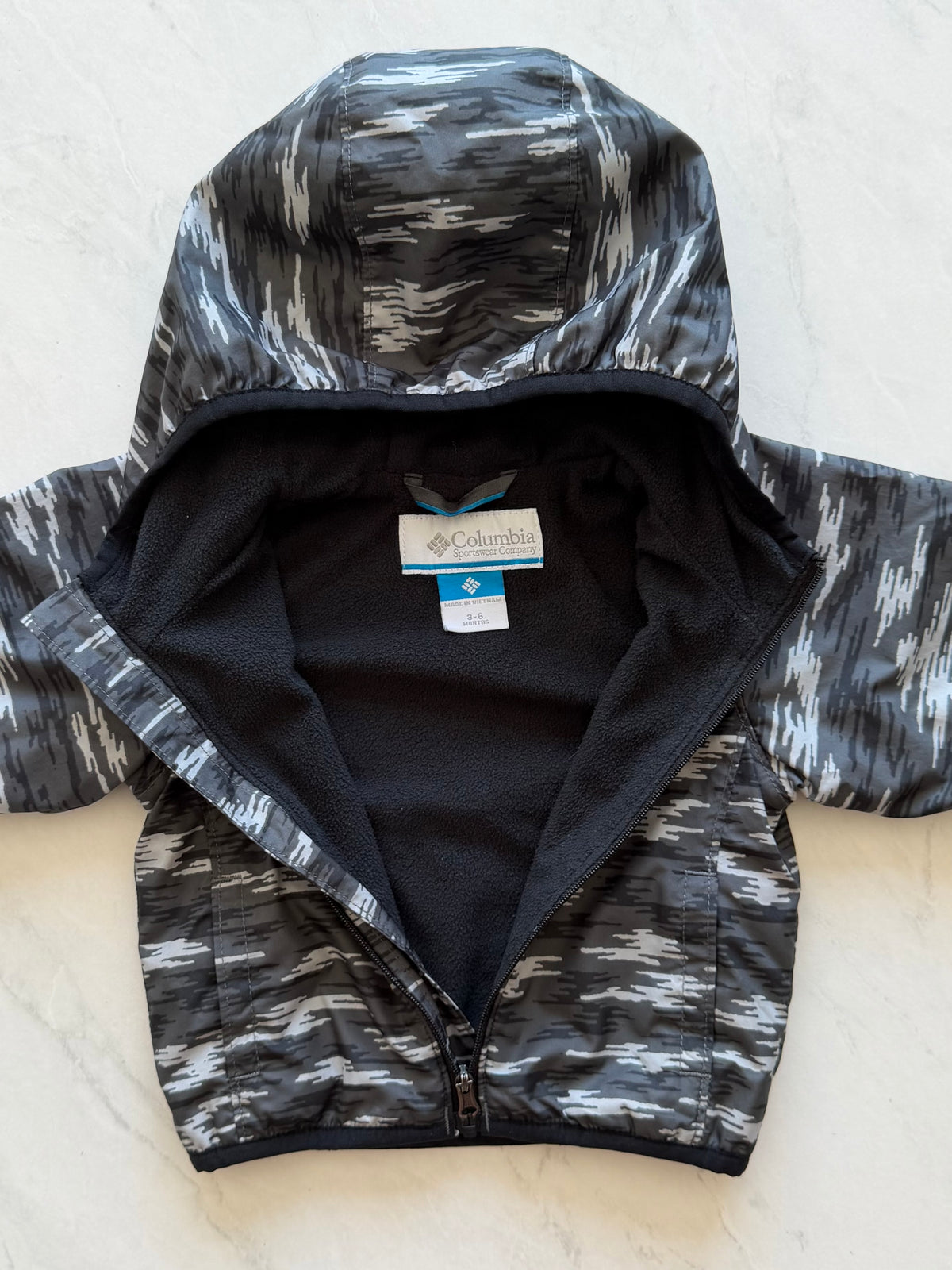 Manteau mi-saison doublé en polar - Columbia - 3-6 mois