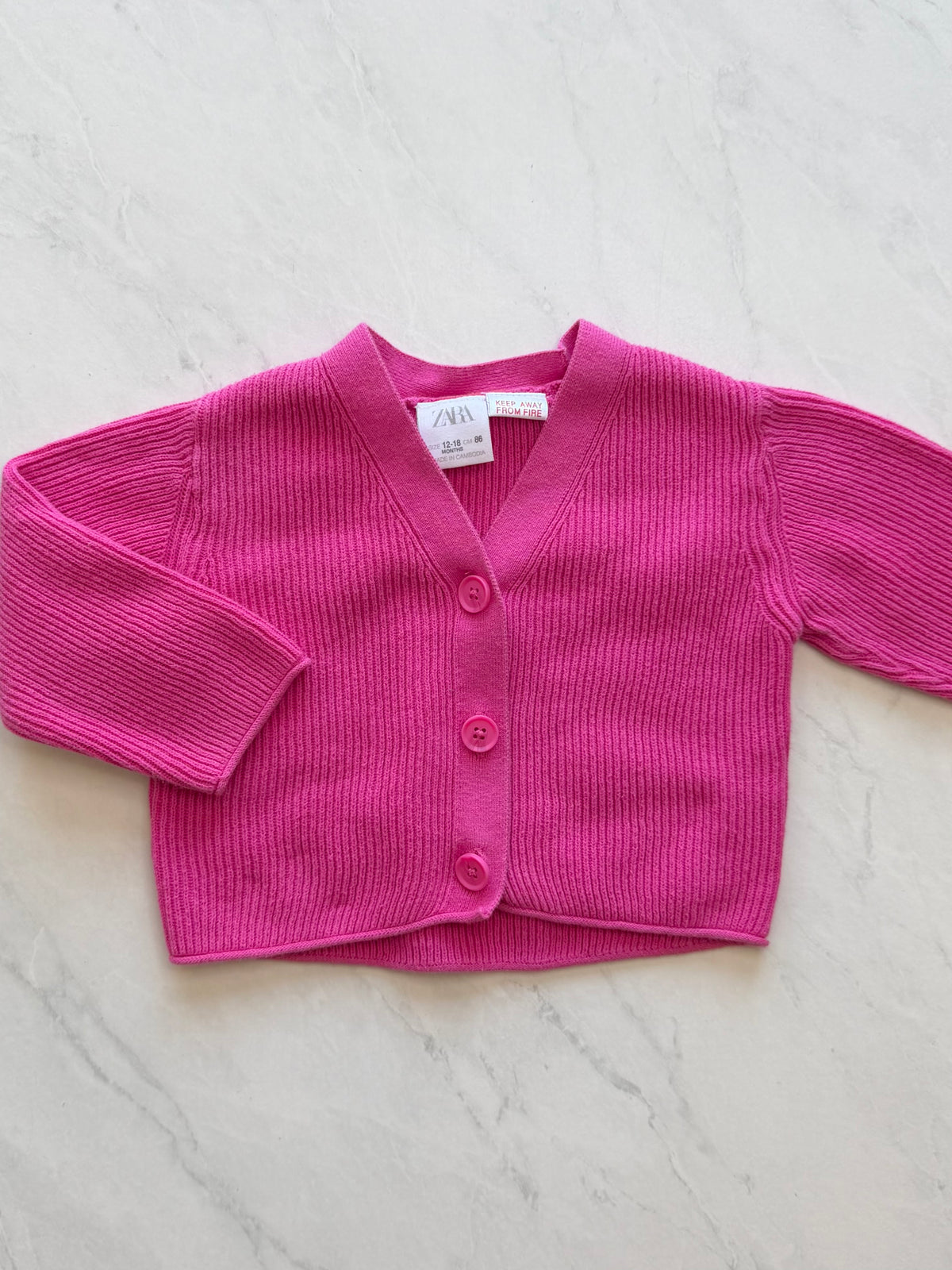 Cardigan en mailles - Zara - 12-18 mois
