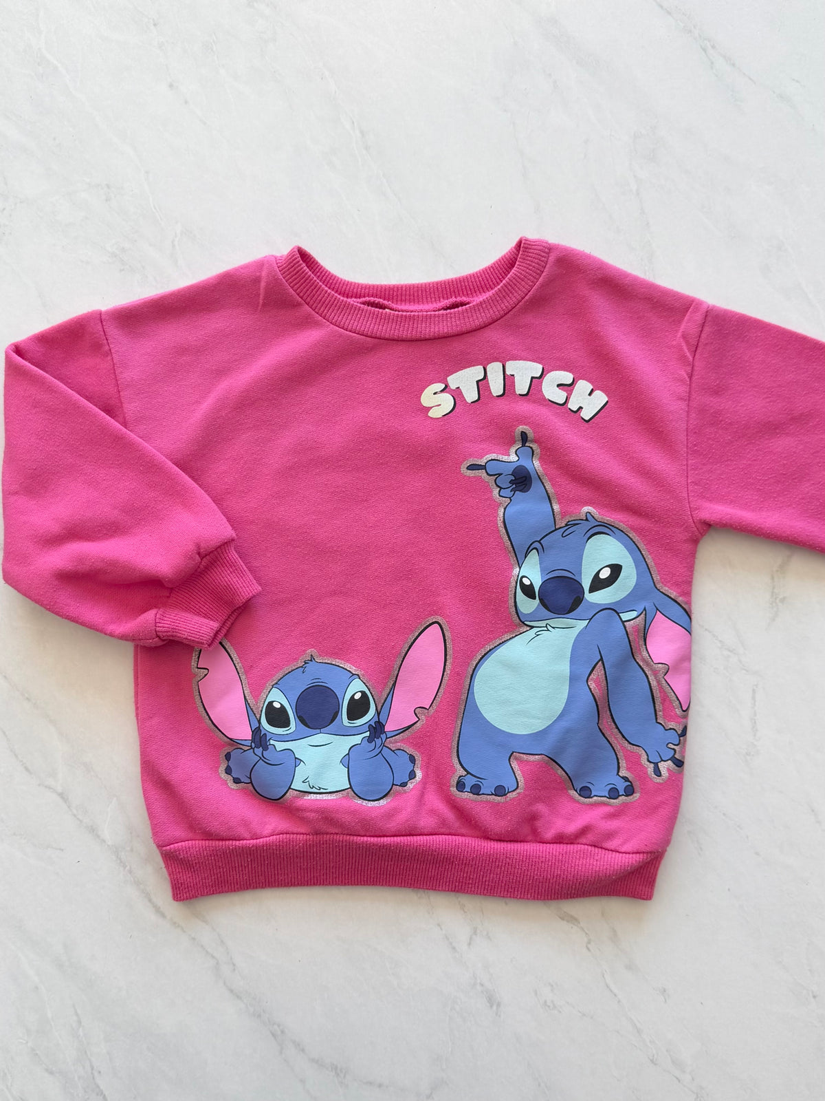 Crewneck - Stitch - 3 ans (légèrement mousseux)
